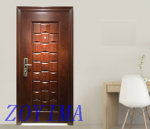 Z0YIMA/ G & K Great Door-Security Steel Door FD-E102 Wood Color Transprint