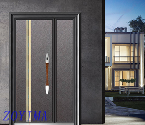 Z0YIMA/ G & K Great Door -Iron Metal Seucrity Door Black Color ZYM-M2062