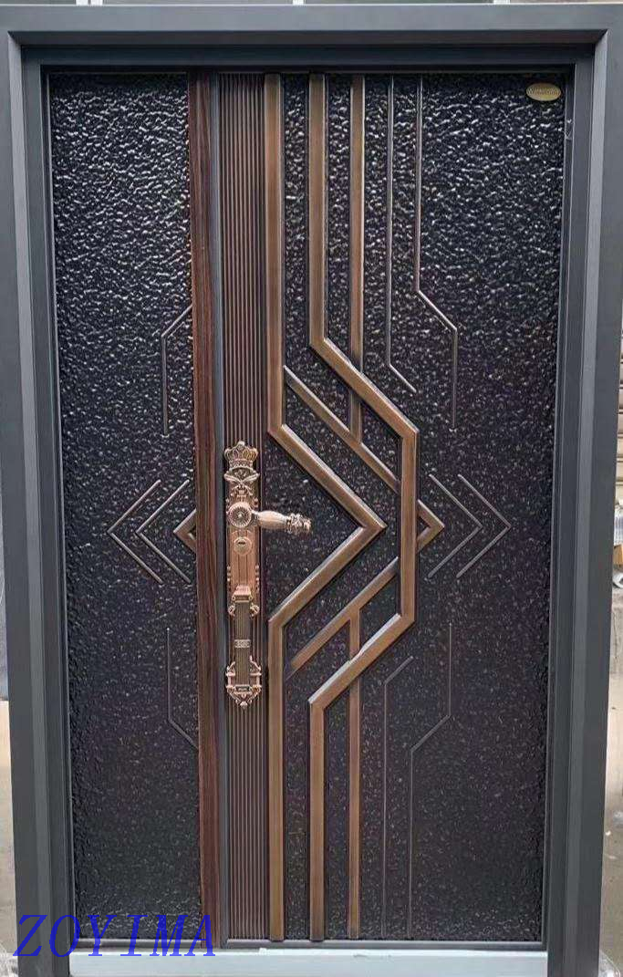 Z0YIMA/ G & K Great Door - Nigeria Popular Cast Imitation Copper Door Security ZYM-K123