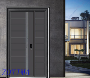 Z0YIMA/ G & K Great Door -Iron Metal Seucrity Door Black Copper Color ZYM-M2061