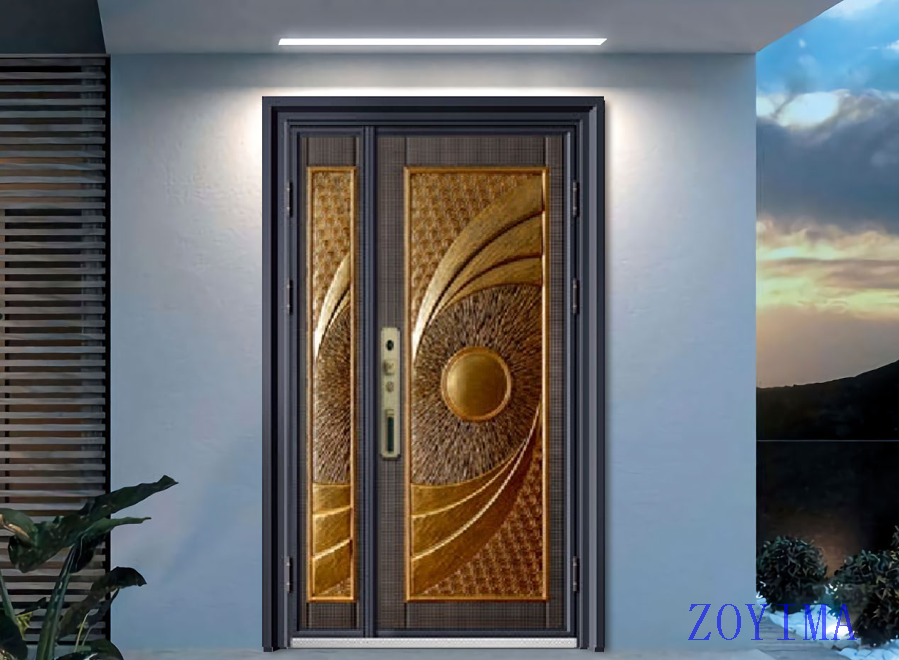 Z0YIMA/ G & K Great Door -Nigeria Luxry Competitive Glavanized Exterior Door ZYM-N8062