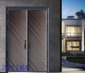 Z0YIMA/ G & K Great Door -Iron Metal Seucrity Door Copper Color ZYM-M2060