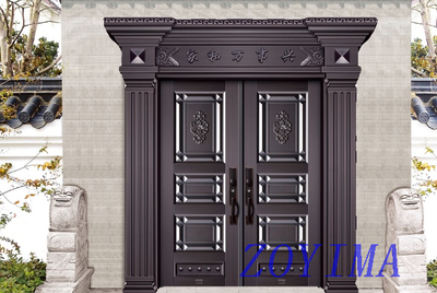 Z0YIMA/ G & K Great Door - Exterior Aluminum Fitting ajoint Doors ZYM-P3-4007