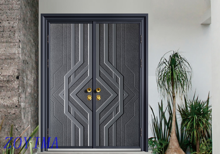Z0YIMA/ G & K Great Door -Lxury Cast Aluminum Front Entry Doors Z-9015